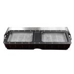 Powder Coated Stage Led Housing Die Casting Lampholder with Heat Sink