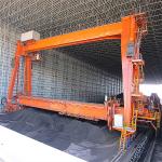 Material Stockyard Bucket Wheel Stacker Reclaimer With Frame Structure