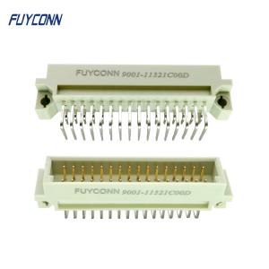 Wholesale DIN 41612 Connector 2.54mm Pitch 2*16 32 Pin Male R/A PCB Euro 41612 Connector from china suppliers