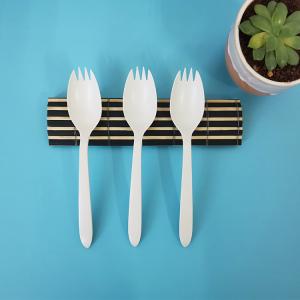 Wholesale Disposable Primary Color Cornstarch Spoon Light Convenient To Carry The Knife And Fork By The Party Camping from china suppliers