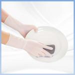 Heavy Duty Nitrile Disposable Gloves White For Construction Industry