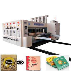 Wholesale High Accuracy Pizza Box Making Machine Automatic Flexo Box Printing Die Cutting from china suppliers