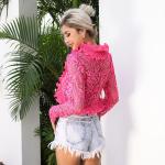 Feminine Charm Lace Blouse With Slim Fit For Special Occasions Lace Blouses