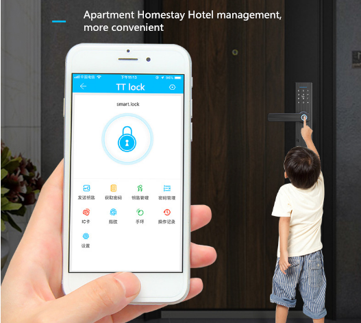 Smart Door Lock G2 Wifi BLE Ttlock Gateway