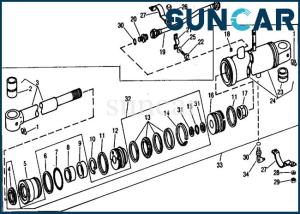 Wholesale RE21401 Replacement Crowd Cylinder Seal Kit Fits 690B John Deere Heavy Equipment from china suppliers