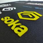 Durable Flexible Silicone Heat Transfer Logo Heat Transfer Clothing Tags
