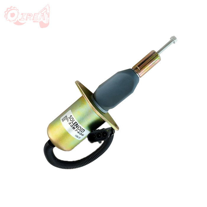 3932530 Excavator Electrical Parts Diesel Engine Shut Off Stop Solenoid Valve 3935430 3939019