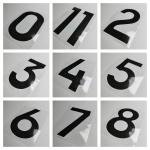 Two Tone Heat Transfer Letters And Numbers Iron On Sports Numbers For Shorts