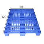 HDPE Blue Rackable Plastic Pallets 1200X1000Mm Acids Resistant