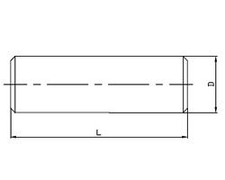 Linear bearings S Series Linear Shaft S25