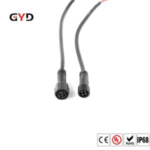 Wholesale GYD M10 Waterproof Black Pvc Electrical Connector Led outdoor lighting Ip67 from china suppliers