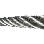 4VX39S 5FC 4VX48S 5FC Galvanized 9mm-52mm Flat No-rotating Steel Wire Rope For