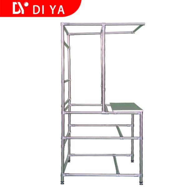 Factory Direct Sale Hj-9 Chrom Plated Lean Pipe Connector / Lean Tube Joint / Metal Clamp for 28mm Lean Pipe