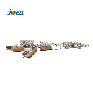 Wholesale Jwell pvc semi-skinning foam board extrusion line waterproof and anti-flame from china suppliers