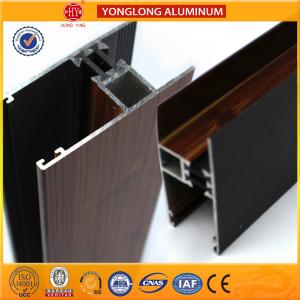 Wholesale T5 T6 Clear Texture Wood Finish Aluminium Profiles Flexible Antirust from china suppliers