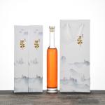 500ml 750ml Tall Thin Empty Whiskey Bottles With Cork Cap