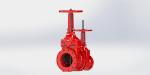 FM UL Standard Flange Grooved Resilient Seated Gate Valve