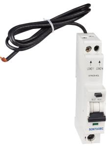 Wholesale 18mm Width STRO-40L 4.5KA Single Phase RCBO Circuit Breaker 1P+N IEC61009 Up 40A from china suppliers