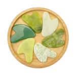 ROHS Pink Body Massage Jade Gua Sha Stone Rose Quartz Gua Sha Stone
