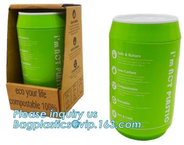 Coffee cup, PLA compostable cups, water cup, compostable cupcake coffee,