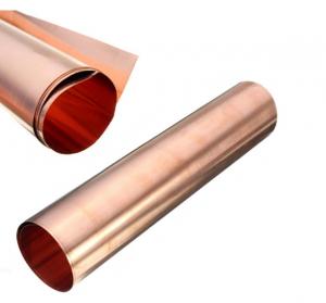 China 1mm Brass 99.995 Percent Copper Plated Steel Sheet 150MM 300MM Foil C2680 on sale