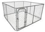 Weld Wire Dog Fencing black Powder Coated 25mmx25mm 6'height x 5' width x 6'