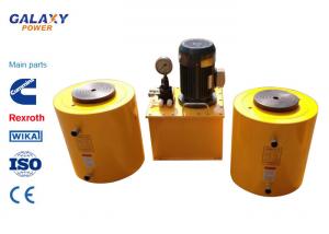 China Double Acting Small Hydraulic Cylinder Central Solid Hydraulic Jack Hollow Plunger on sale