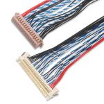 1mm LVDS Cable Assembly Jae Fi X30hl To Hirose Df13 30ds 1.25c