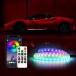 Colorful Atmosphere Lamp Car Door Streamer Strip Light IP65