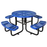 Factory Outlet Best Selling Picnic Table Park Round Metal Picnic Table Bench