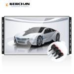 wall mounted full hd led video display, battery loop video advertising display