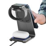 15W 10W 7.5W 5W Qi Standard Metal Wireless Charger with USB C Cable and Aluminum