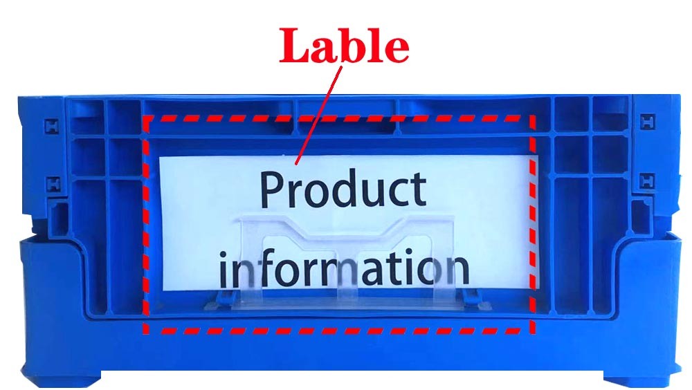 Plastic Foldable Crates Storage Containers Warehouse Small Collapsible Crate Stackable