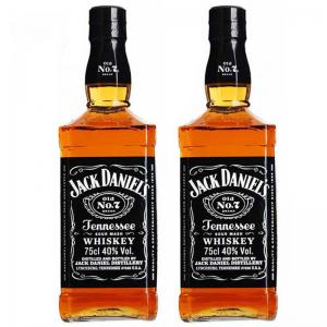 China 700ml Jack Daniel'S 24 Oz  Beverage Glass Bottle Whisky Drinks Packaging on sale