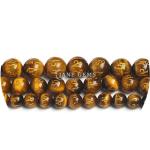 Gender-Neutral Crystal Bead Stone 8mm Tiger Eye Round Beads for Jewelry Making