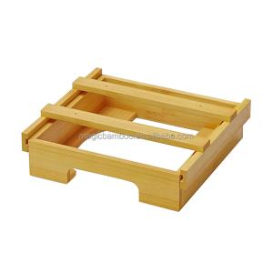Wholesale BAMBOO Tableware Kitchen Counter Vertical Paper Plate Dispenser With Internal Divider from china suppliers