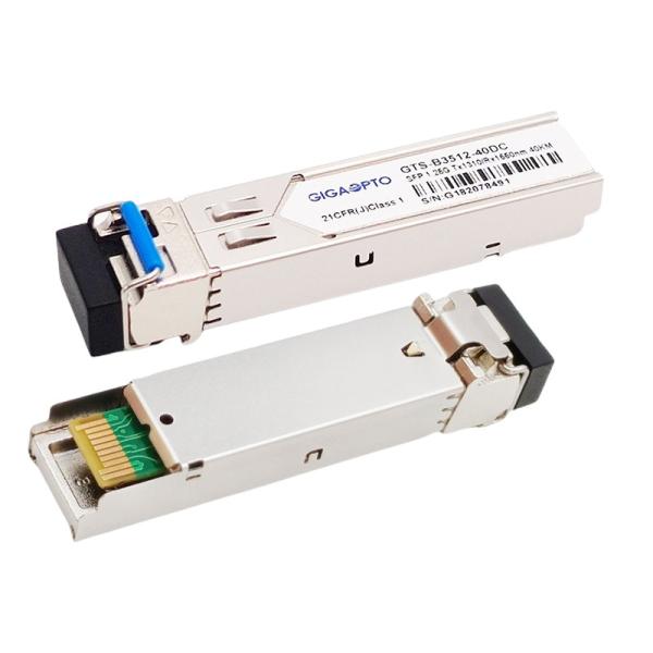 1.25G TX1310nm RX1550nm BIDI SFP Transceiver 40km SMF LC DOM For Cisco GLC-BX40