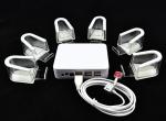 COMER security acrylic display cable lock alarm for gsm cellphone retail stores