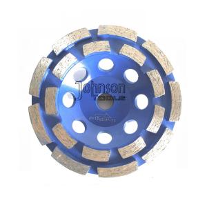 Wholesale Double Row Diamond Grinding Wheel For Fast Grinding Mid Hard Concrete from china suppliers