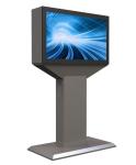 65" Smart Outdoor Interactive Kiosk IP65 Tempered Glass Free Standing