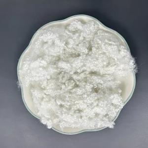 Wholesale Crimp White / Black Polyester Staple Fiber 1.2-15dtex AA/A/AB/B Grade Fibre from china suppliers