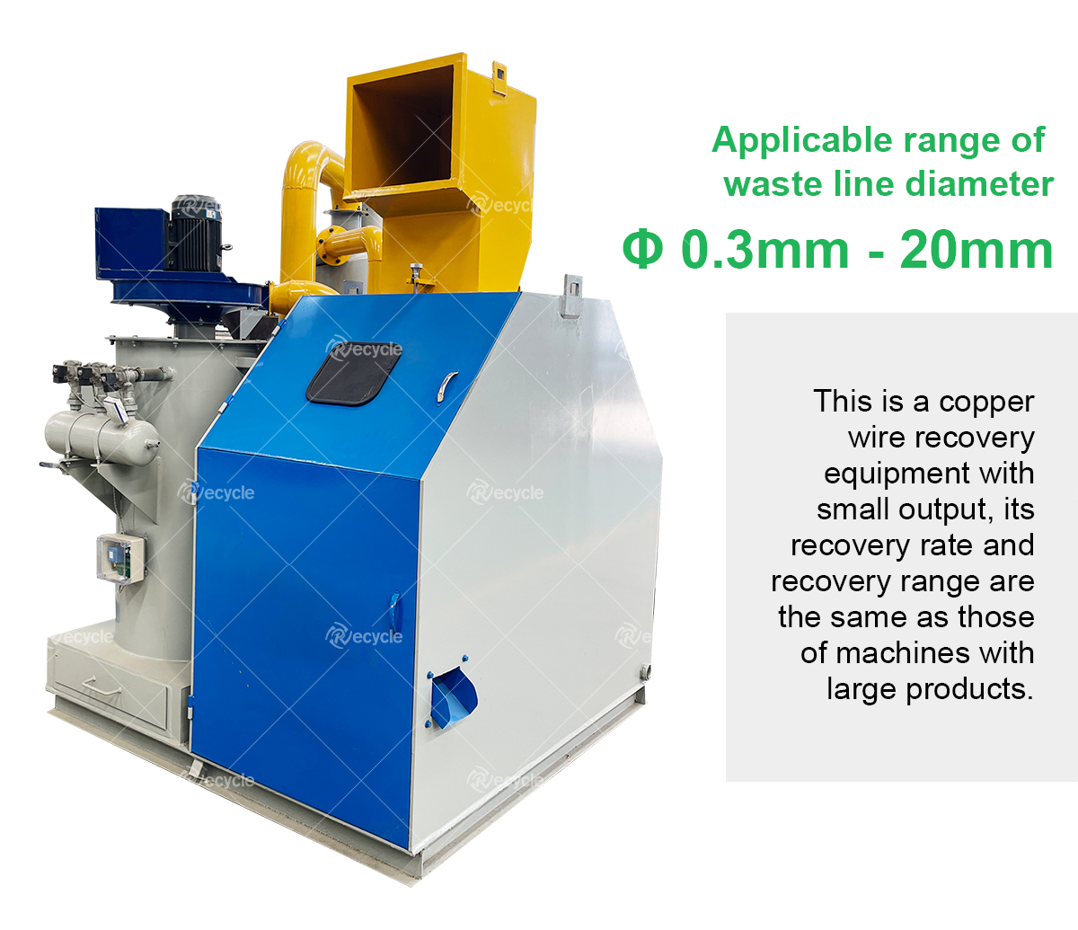 Revolutionize Your Waste Cable Wire Segregation Process with 200kg/h Capacity Machine