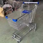 120 kg capacity heavy duty 100 mm wheel size super market trolleys