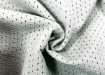 280GSM Stretchy 72% Polyester Thick Mesh Fabric For Shoes Light Mint Color