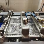 Automatic Cheese Sealer Packing Line Continuous Stretch Film Thermoforming