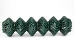 Livestock 25x25mm Green Pvc Chain Link Fence Quick Installation One Stop Service