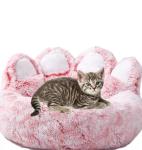 Amazon Top Selling Pet Beds Round Sofa Dog Donut Washable Nest Bear Paw Shape