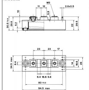 China IGBT Power Module SKM195GB063DN Superfast NPT-IGBT Modules  FUJITSU IGBT Power Module on sale