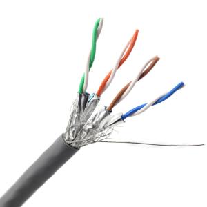 Wholesale SFTP Cat7 Cat 7 Cat6a Cat8 Network Lan Cable Fast Transmission Low Loss 100m 305m Per Roll from china suppliers