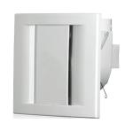 OEM ODM White Louvers Round Exhaust Silent Bathroom Ventilation Fans
